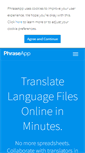 Mobile Screenshot of phraseapp.com